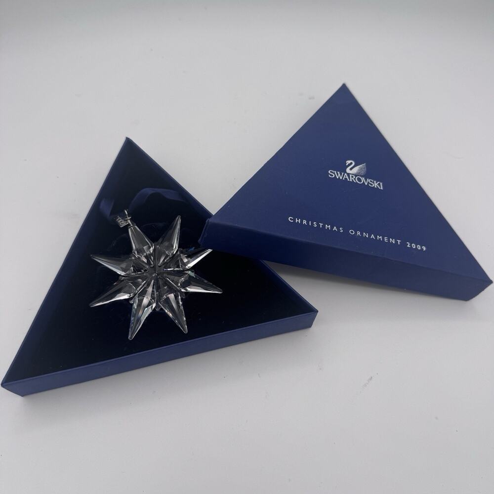 Swarovski 2009 Star Annual Christmas Ornament Holiday with original box